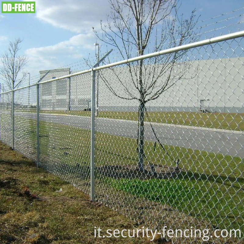Recinzione Powder Coated Galvanized Chain Link Fence